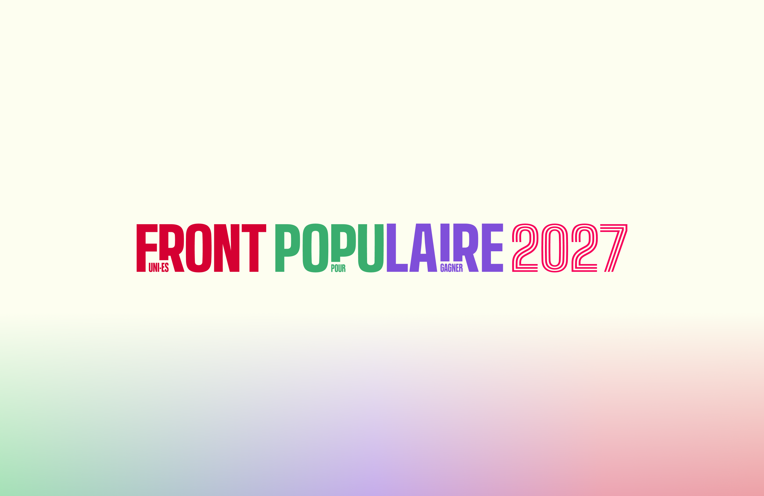Nos 8 priorités communes - Front Populaire 2027